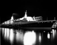 Low Angle View of RMS Queen Elizabeth II Fine Art Print