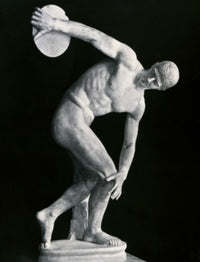Discus Thrower (Discobolus) Fine Art Print - c. 450 Marble | Posterazzi