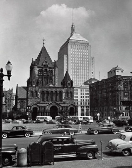Facade of Trinity Church in Copley Square Fine Art Print