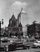Facade of Trinity Church in Copley Square Fine Art Print