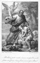 Abraham Sacrificing Isaac Fine Art Print - Early 19th Century Engraving by Granger Collection