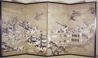 Japanese Print Folding Screen Fine Art Print - Multiple Sizes Available