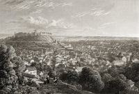 Lisbon View from Nossa Senhora da Monte Chapel Fine Art Print by Lt. Col. Batty