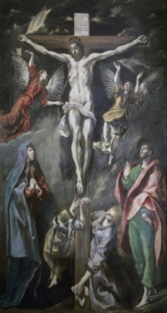 The Crucifixion Fine Art Print by El Greco - Multiple Sizes Available