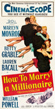 How to Marry a Millionaire Movie Poster Masterprint - Fine Art Print