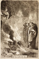 Macbeth Witches Cauldron Fine Art Print by Sir John Gilbert
