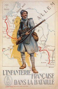 French First World War Recruiting Poster by Ken Welsh