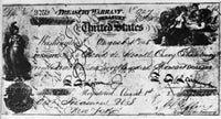 Cancelled Check for the Purchase of Alaska from Russia, 1868 Fine Art Print