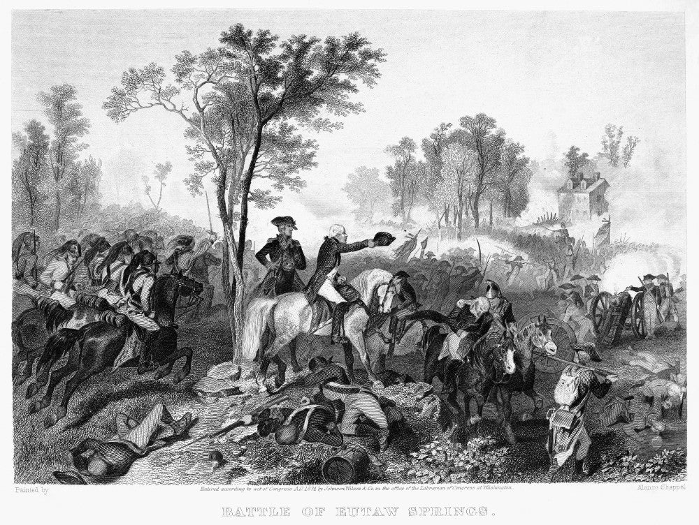 Battle of Eutaw Springs Fine Art Print - Major General Greene