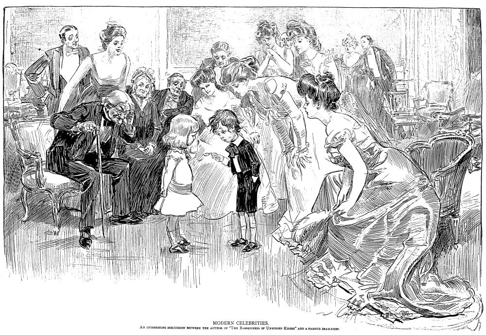 Gibson: Modern Celebrities Fine Art Print by Charles Dana Gibson