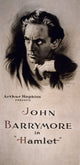 Hamlet Poster Print featuring John Barrymore - 1922 American Theater