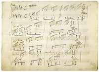 Beethoven's Moonlight Sonata Page Fine Art Print by Granger Collection