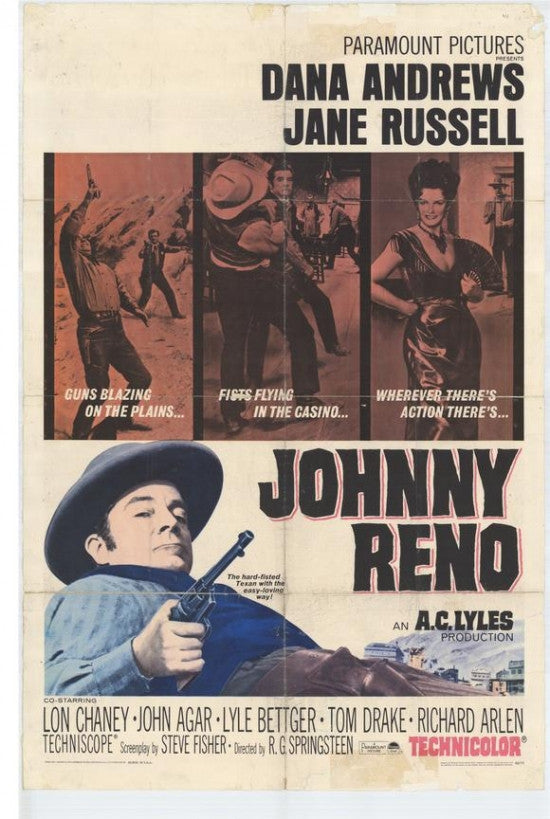 Johnny Reno Movie Poster Print (27x40) - Classic Film Decor
