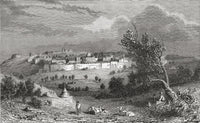 Jerusalem View from the Mount of Olives - 19th Century Fine Art Print