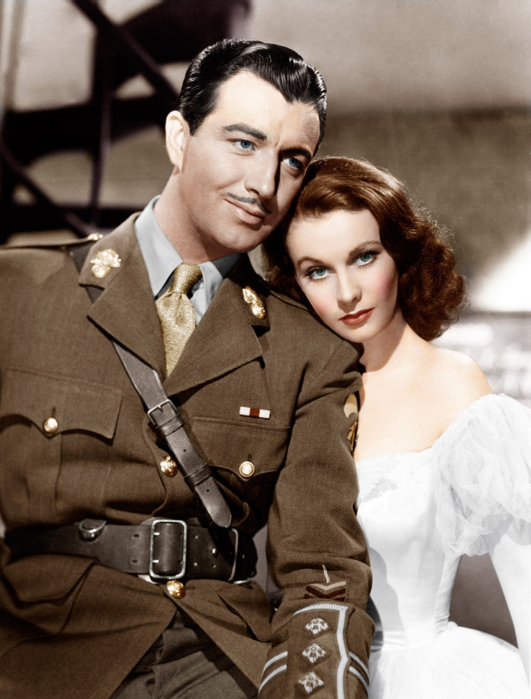 Waterloo Bridge Fine Art Print Featuring Robert Taylor and Vivien Leigh (1940)