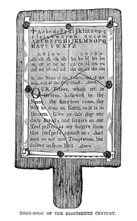 18th Century American Colonial Hornbook Fine Art Print