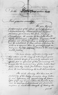 Olive Branch Petition Fine Art Print - 1775 Historical Document