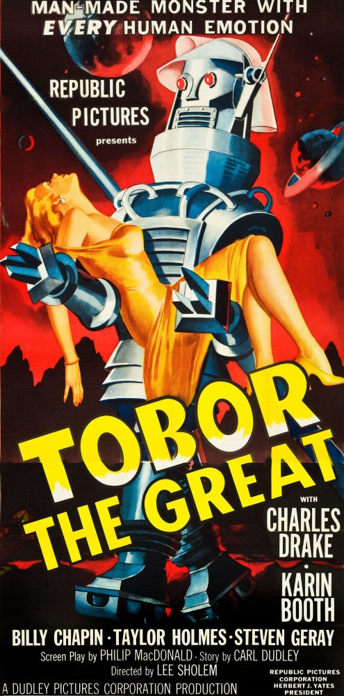 Tobor The Great Movie Poster Art Print (1954) - Masterprint