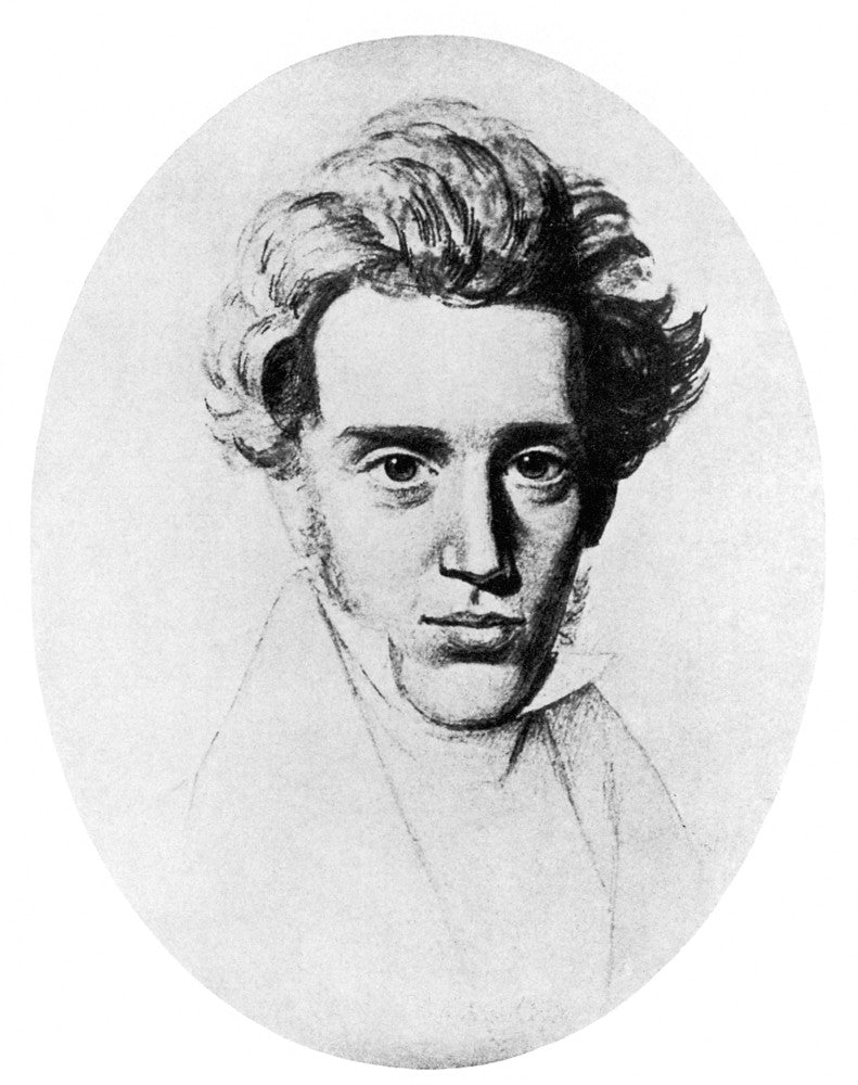 Soren Kierkegaard Fine Art Print - Drawing by N.C. Kierkegaard