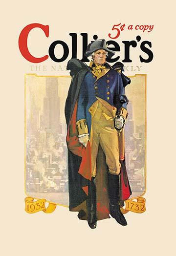 George Washington Magazine Cover Art Print by E.M. Jackson