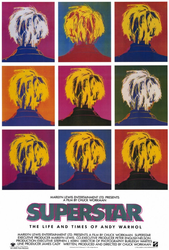 Superstar: The Life and Times of Andy Warhol Movie Poster Print
