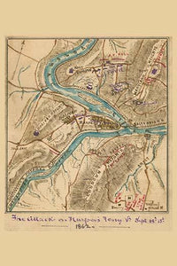 Harper's Ferry Civil War Fine Art Print - Unknown Artist