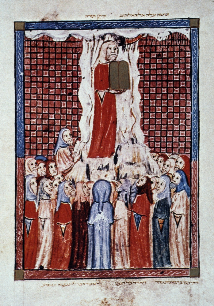 Exodus: Moses Holding the Tablets Fine Art Print | Granger Collection