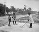 Children Playing Golf, C1905 Fine Art Print by Granger Collection