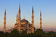 Blue Mosque at Sunset Fine Art Print by Keren Su