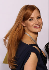 Jessica Chastain 2015 Oscars Press Room Photo Print by James Atoa