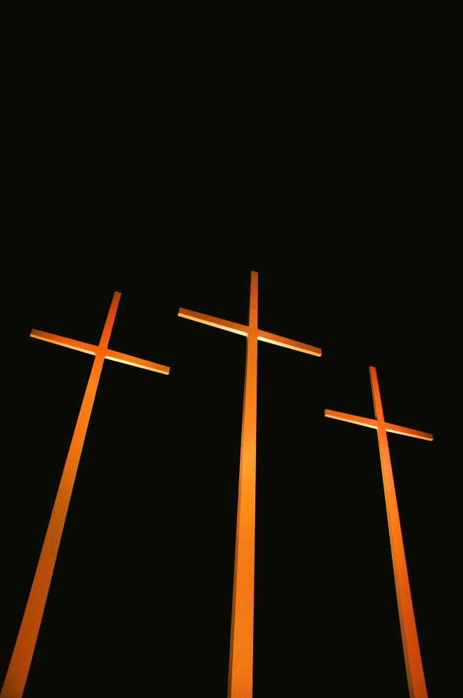 Three Crosses Fine Art Print by Dean Muz | Posterazzi