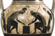 Achilles & Ajax Playing Checkers Fine Art Print - Attic Amphora