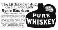 Little Brown Jug American Whiskey Advertisement Poster Print (1894)