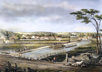 The Erie Canal, 1829 Fine Art Print by John William Hill