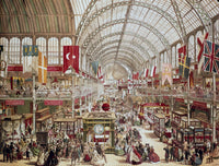 Crystal Palace 1851 Interior View Fine Art Print by Granger Collection