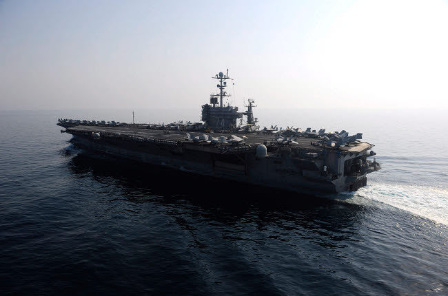 USS John C. Stennis Nimitz-Class Aircraft Carrier Print by Stocktrek Images