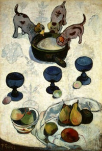 Still Life with Three Dogs Fine Art Print, 1888 by Paul Gauguin