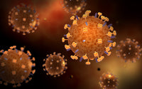 Conceptual Influenza Virus Fine Art Print - Flu Virus Poster