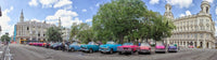 Old Cars at Parque Central, Havana Fine Art Print by Panoramic Images