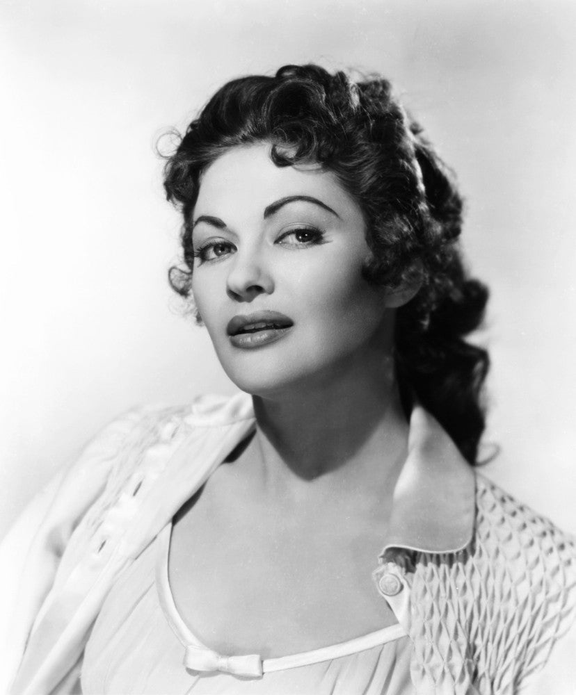 Raw Edge Yvonne De Carlo 1956 Fine Art Print