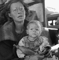 Mother and Child Fine Art Print by Dorothea Lange | Granger Collection