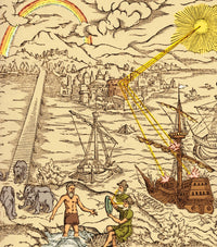 Discoveries in Optics: Archimedes Heat Ray Fine Art Print by Science Source