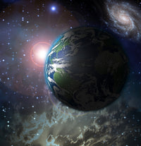 Sunrise Over Planet Earth Fine Art Print by Bruce Rolff