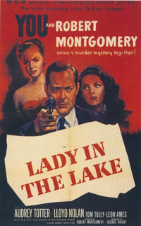 Lady in the Lake Movie Poster Print (27x40) - Classic Film Art