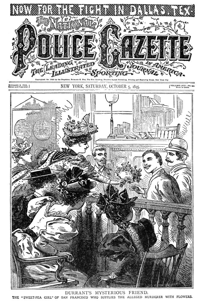 Theodore Durrant Murder Trial Fine Art Print - Engraving | Posterazzi