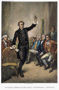 Patrick Henry Speaking to the First Continental Congress Fine Art Print