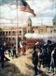 Louisiana Purchase Ceremony Fine Art Print by Thure De Thulstrup
