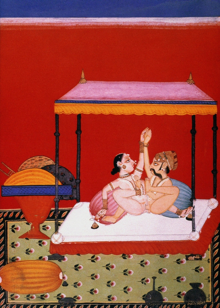 Kama Sutra Indian Miniature Painting Poster Print by Granger Collection