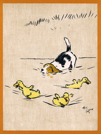 Field Babies Fine Art Print by Cecil Aldin | Mary Evans Picture Library
