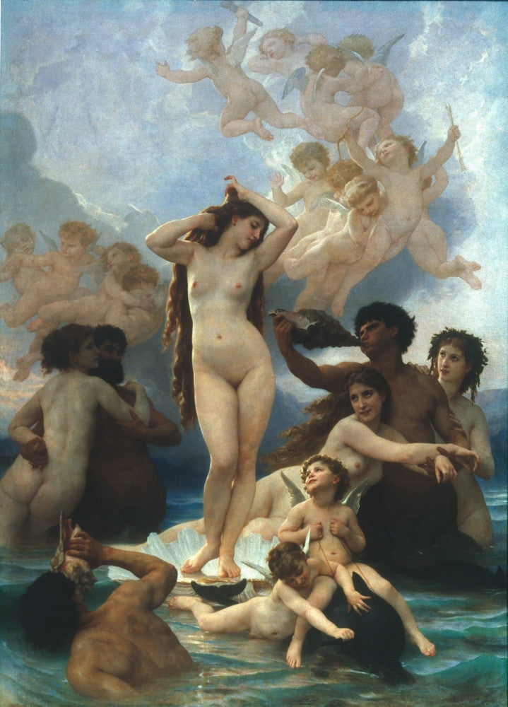 The Birth of Venus Fine Art Print by William-Adolphe Bouguereau